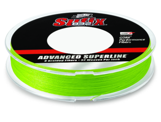 Sufix 832 Advanced Superline Braided Fishing Line 300 Yards Neon Lime