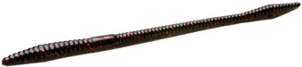 Zoom Trick Worm - Black & Red Glitter - 6.5 inch - 20 pack