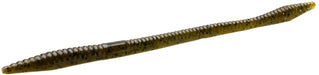 Zoom Trick Worm - Green Pumpkin - 6.5 inch - 20 pack