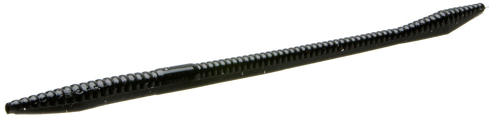 Zoom Trick Worm - Black - 6.5 inch - 20 pack