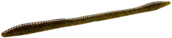 Zoom Trick Worm - Green Pumpkin Red - 6.5 inch - 20 pack