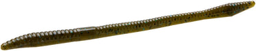 Zoom Trick Worm - Green Pumpkin Blue - 6.5 inch - 20 pack