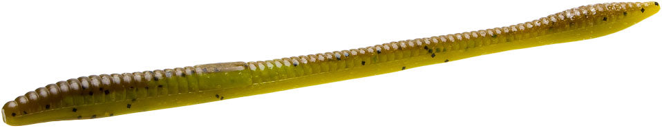 Zoom Trick Worm - Bullfrog - 6.5 inch - 20 pack