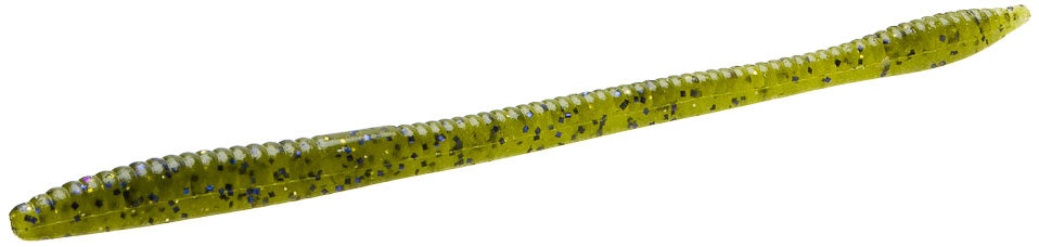 Zoom Trick Worm - Mardi Gras - 6.5 inch - 20 pack