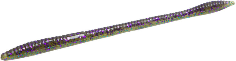 Zoom Trick Worm - Sprayed Grass - 6.5 inch - 20 pack