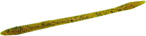 Zoom Trick Worm - Chartreuse Pumpkin - 6.5 inch - 20 pack