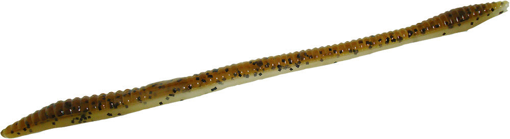 Zoom Trick Worm - Green Pumpkin Pearl - 6.5 inch - 20 pack