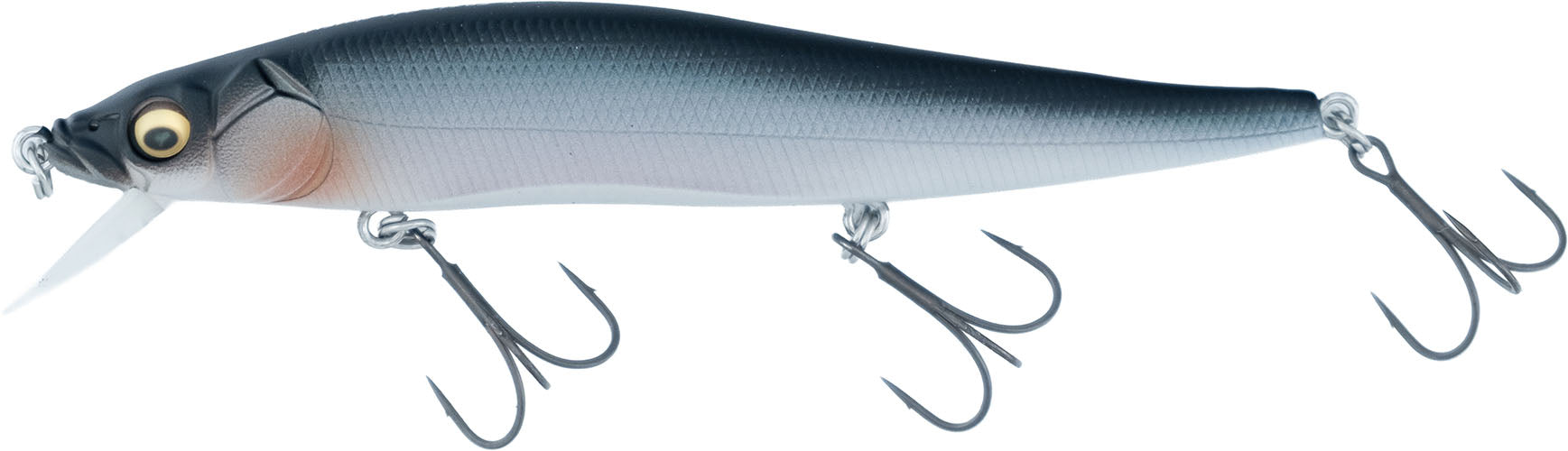 Megabass Ito Vision 110 Jerkbait - 4.25 inch - 1/2 oz - Respect Series - Mat Blue Shiner