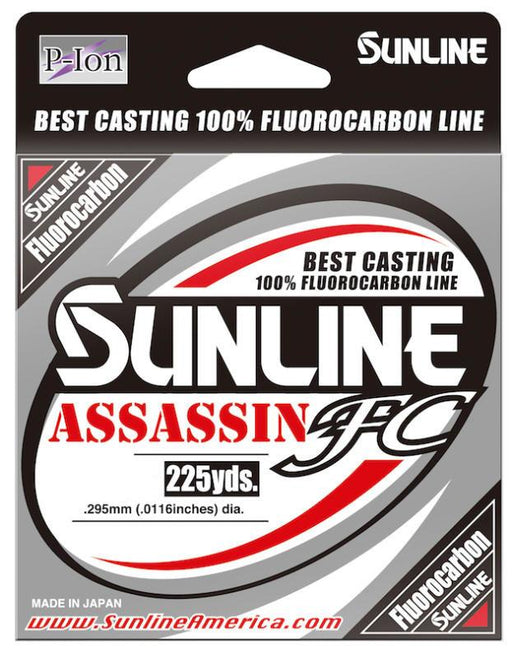 Sunline Assassin FC Fluorocarbon 225 Yards - 17 pound
