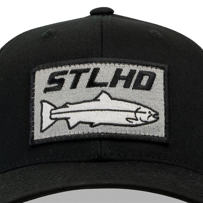 STLHD Chehalis Snapback Black Trucker Hat