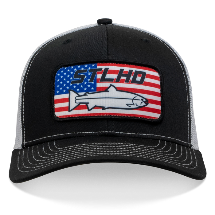 STLHD Nation Black/White Trucker Snapback Hat