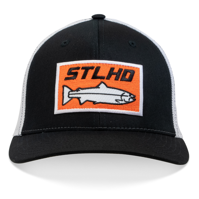 STLHD Standard Black/White Flex fit Hat