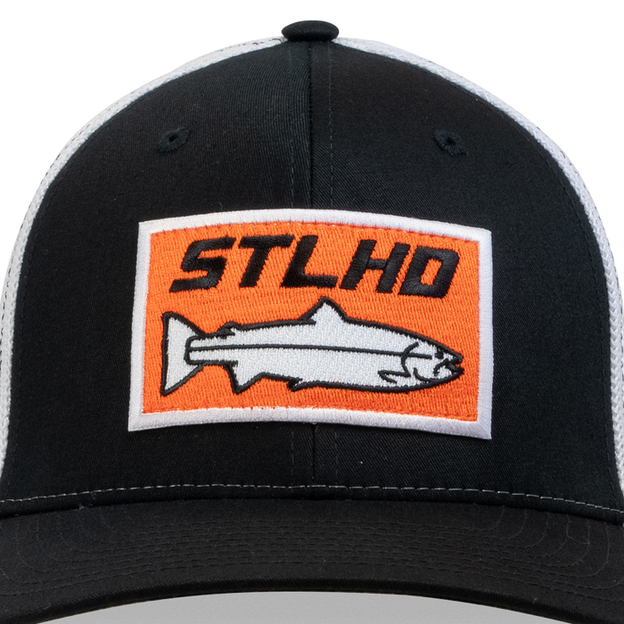 STLHD Standard Black/White Flex fit Hat