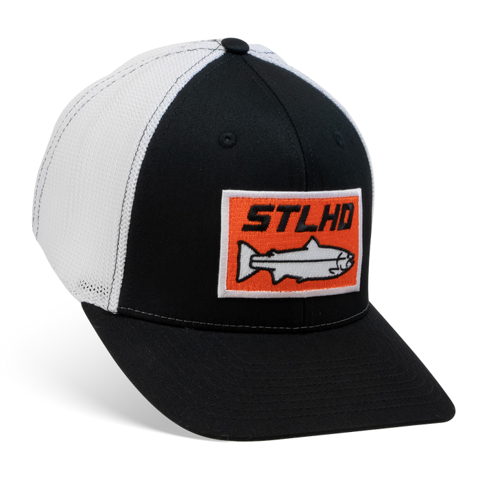 STLHD Standard Black/White Flex fit Hat