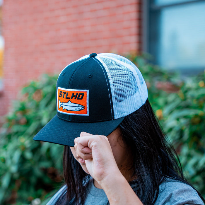 STLHD Standard White & Black Trucker Hat