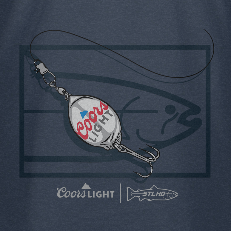 STLHD Men's X Coors Light Lure Tee — Discount Tackle