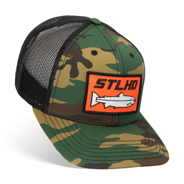 STLHD Camo Snapback Trucker Hat