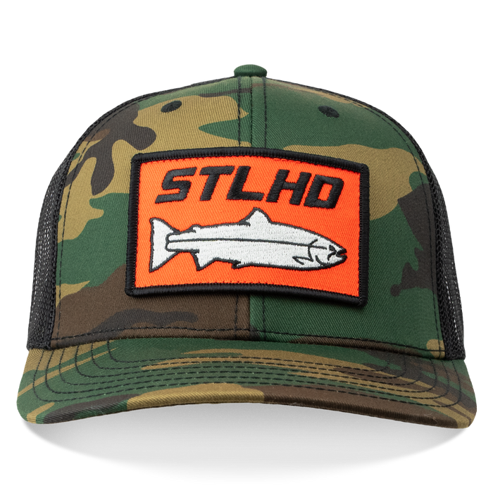STLHD Camo Snapback Trucker Hat