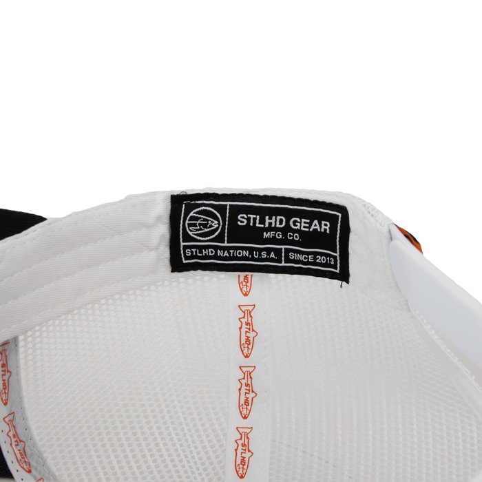 STLHD Standard White & Black Trucker Hat