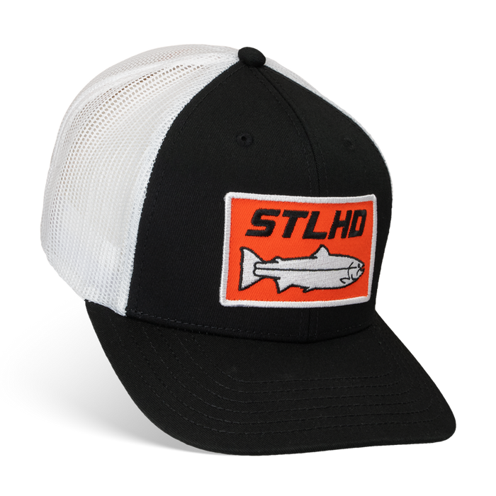 STLHD Standard White & Black Trucker Hat