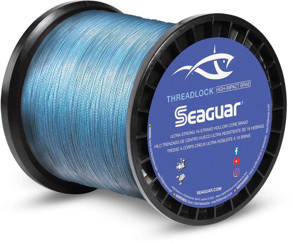 Seaguar Threadlock Braided Fishing Line Blue 600 Yards 50 Pound