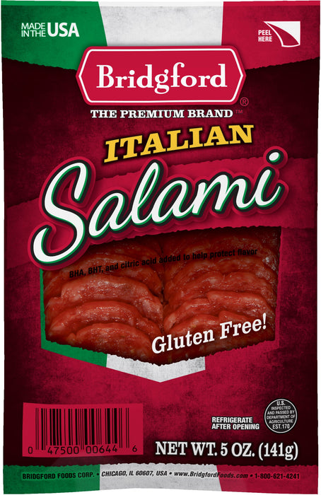 Bridgford Sliced Italian Salami 5 oz