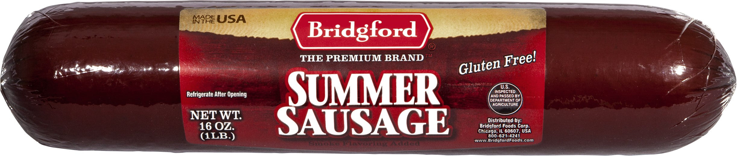 Bridgford Summer Sausage 16 oz — Discount Tackle
