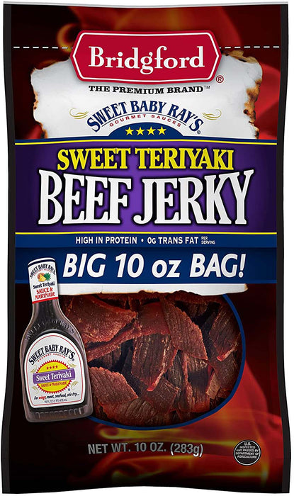 Bridgford Sweet Baby Rays Beef Jerky 10 oz