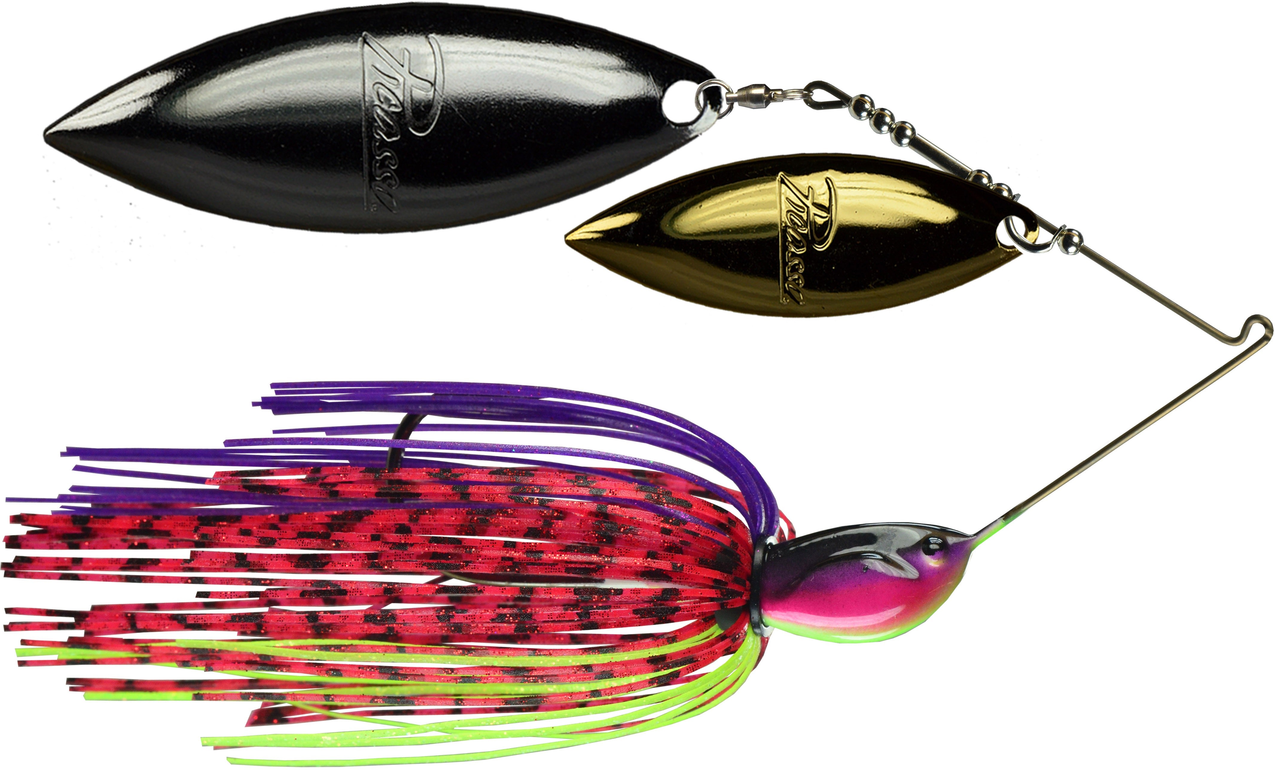 Picasso Spinnerbait Inviz R Wire - Double Willow Blades — Discount Tackle