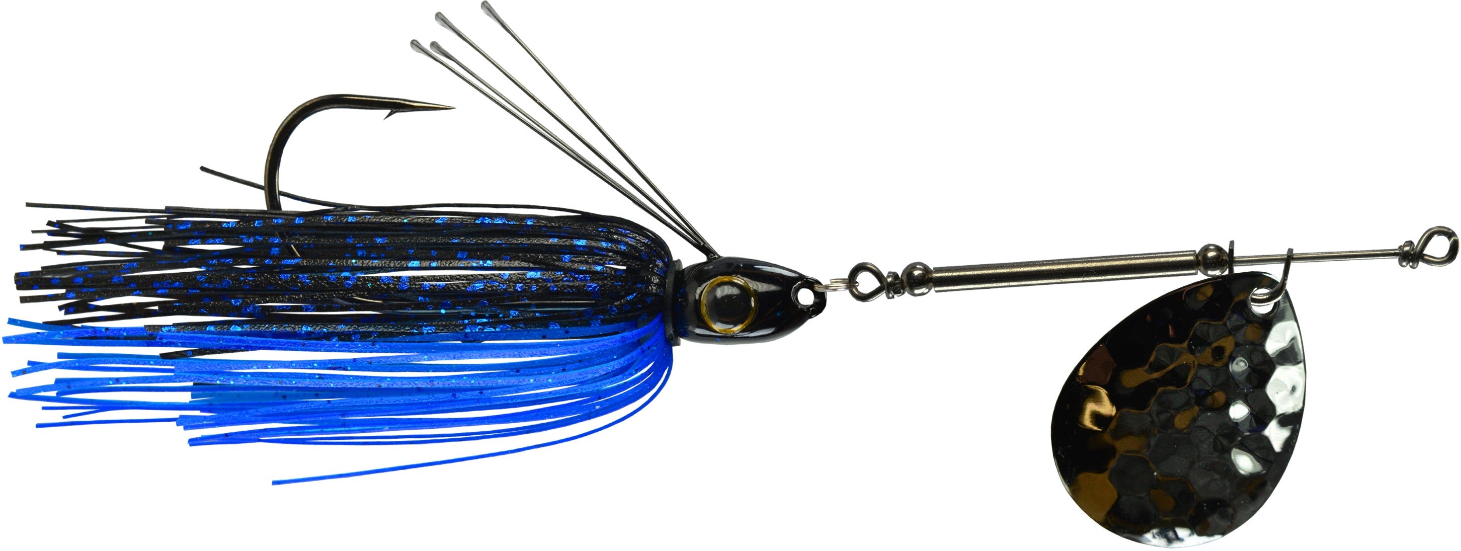 Picasso All-Terrain Weedless Inline Black Blue/Black Nickel / 1/2oz. Picasso All-Terrain Weedless Inline Black Blue/Black Nickel / 1/2oz.