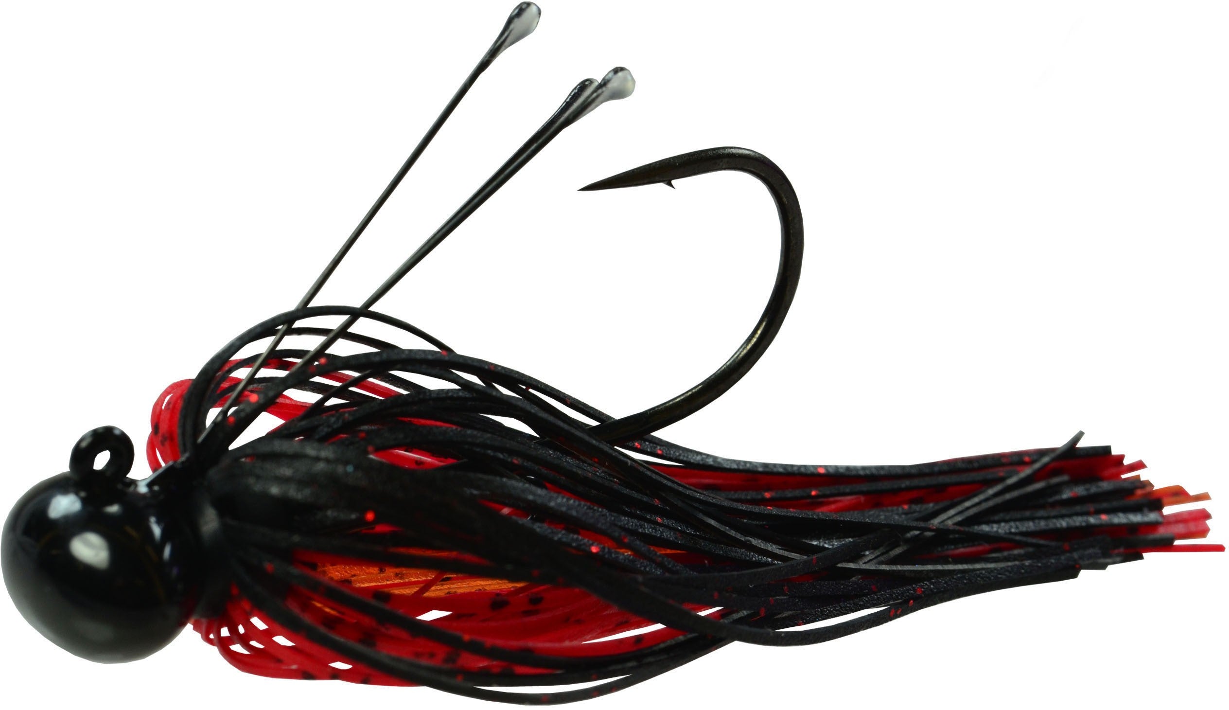 Picasso Tungsten Double Wire Weedless Ball Jig Black 3/16oz 3/0 Hook