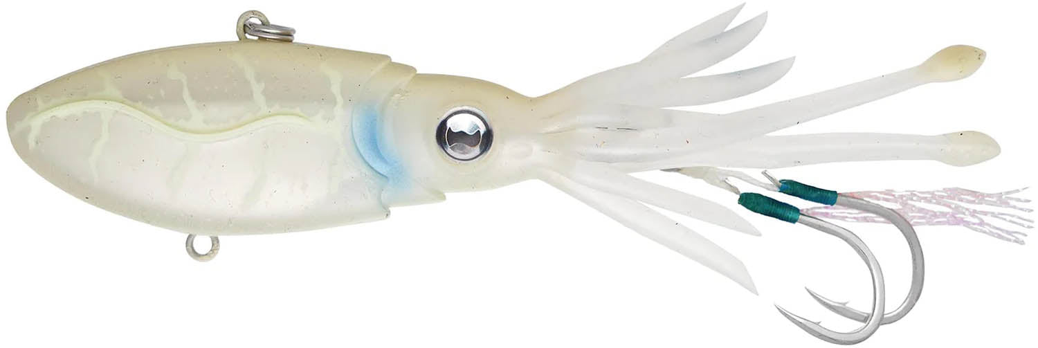 bioluminous fishing lure Nomad Design Squidtrex 95 Squid Jig/Vibe Lure