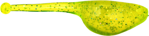 Mr. Crappie Shadpole Ball Tail Soft Plastic - 15 pack - Chartreuse Shiner