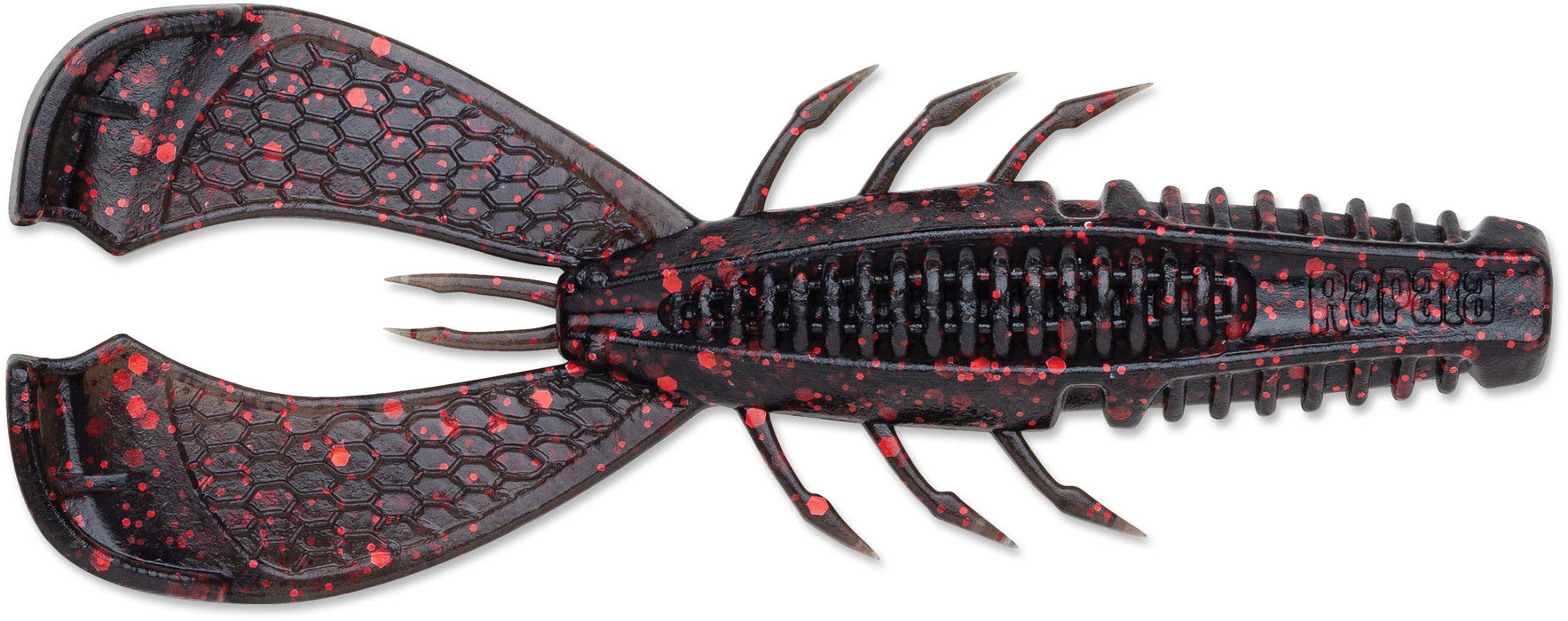 Crush City Cleanup Craw Black Red Flake
