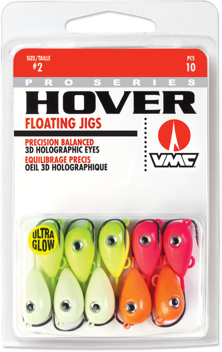 VMC Hover Jig Kits - 10 Pack Glow Assorted