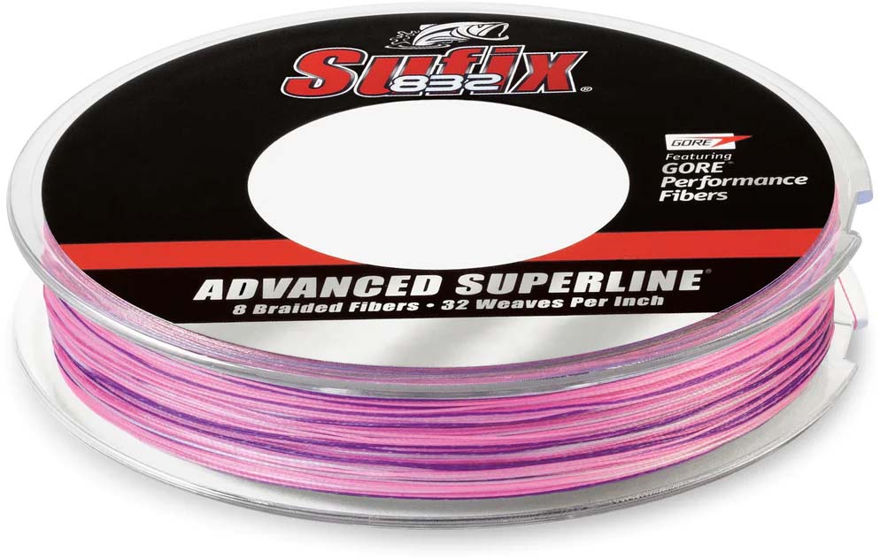 Sufix 832 Advanced Superline 150 Yards, 30 lb, Sunrise