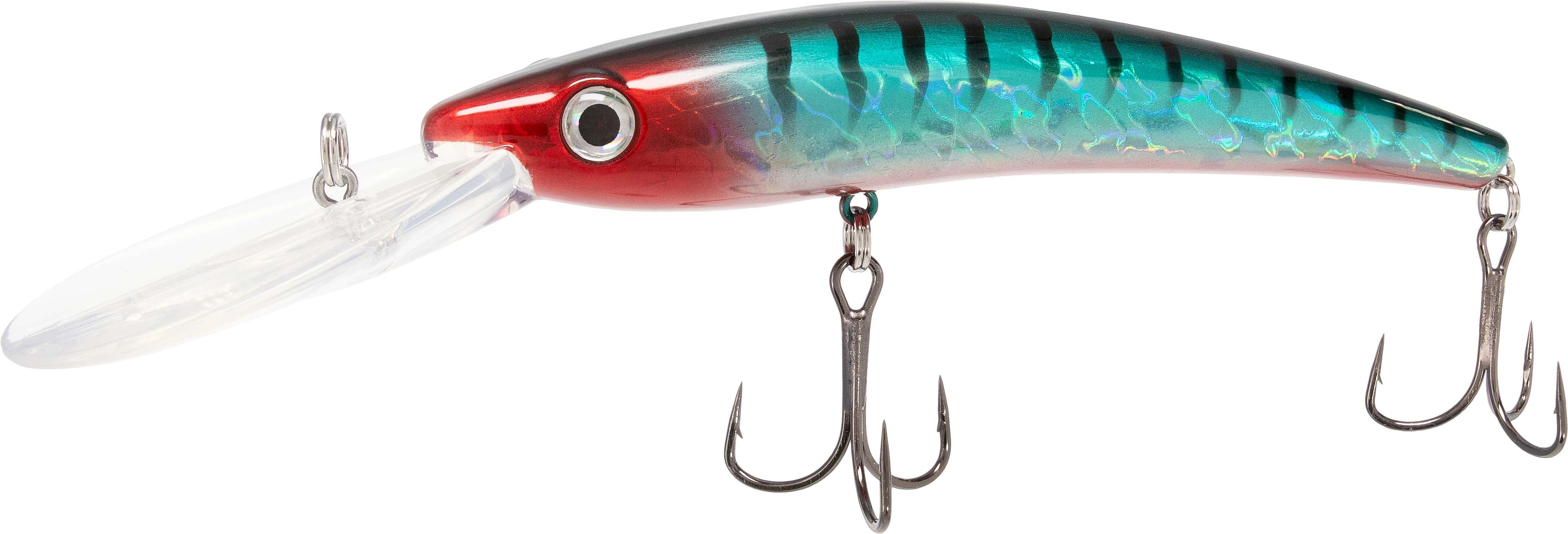 cpw pike fishing lures Bill Lewis Precise Walleye Crank Chrome Blue/Orange Belly