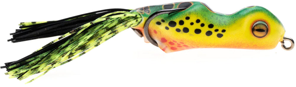 Scum Frog Popper Topwater Bass Fishing Hollow Body Frog Lure with