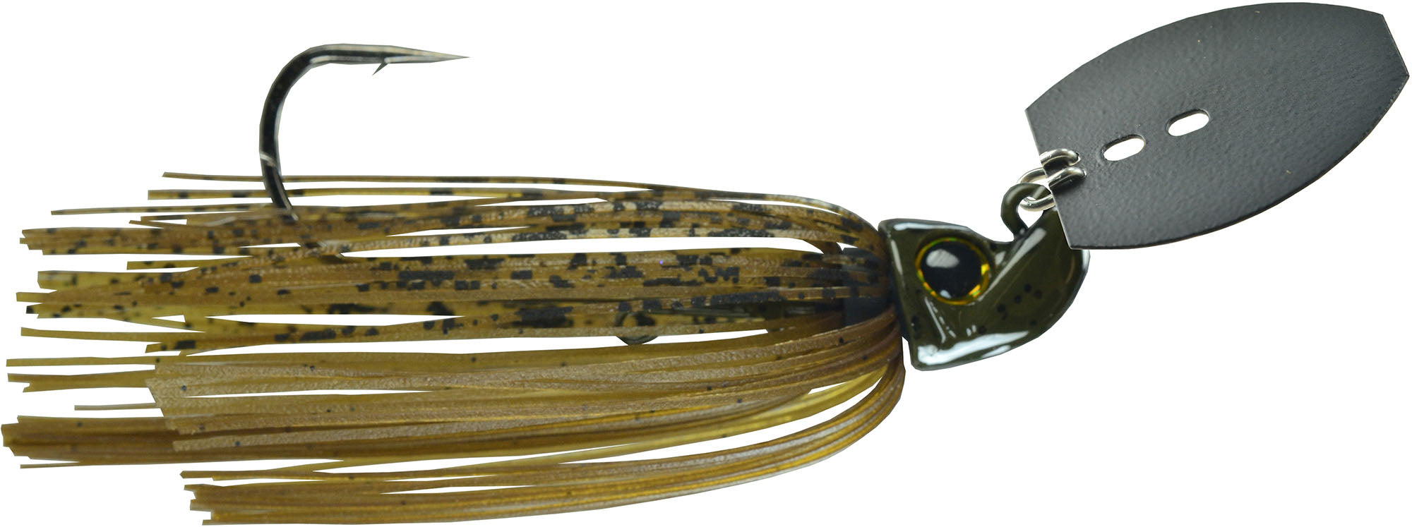 Picasso Aaron Martens Shock Blade Pro Green Pumpkin Tiger/Black Blade / 3/8 oz