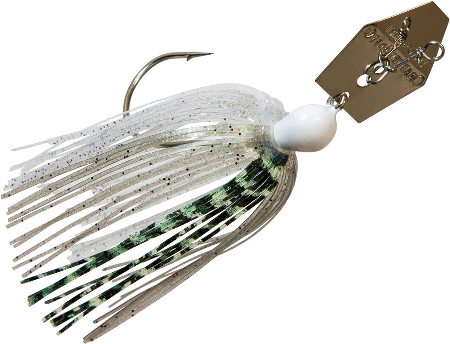 Z-Man ChatterBait Chatter Bait Original Lures, 3/8 oz, Chartreuse Sexy Shad  