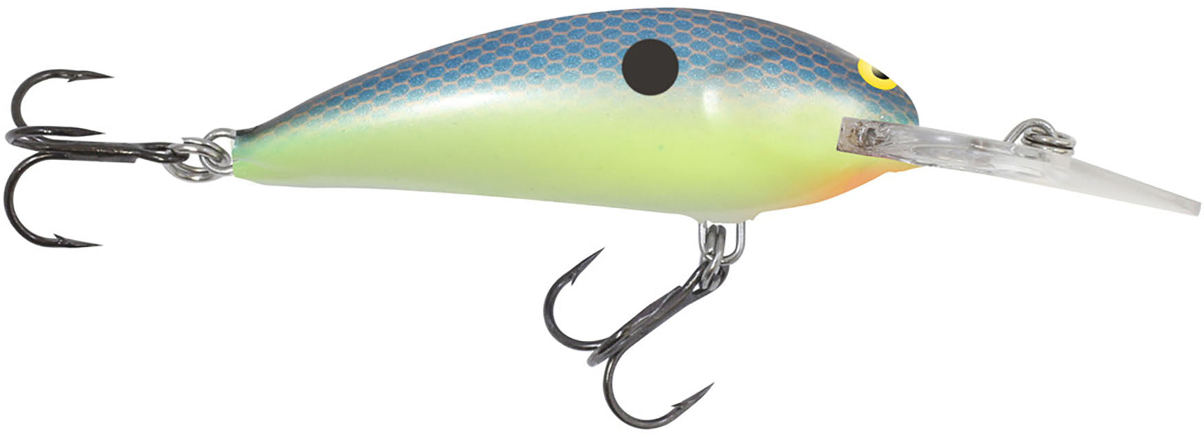 Northland Tackle Rumble Shad - 7 - Blue Chartreuse Shad
