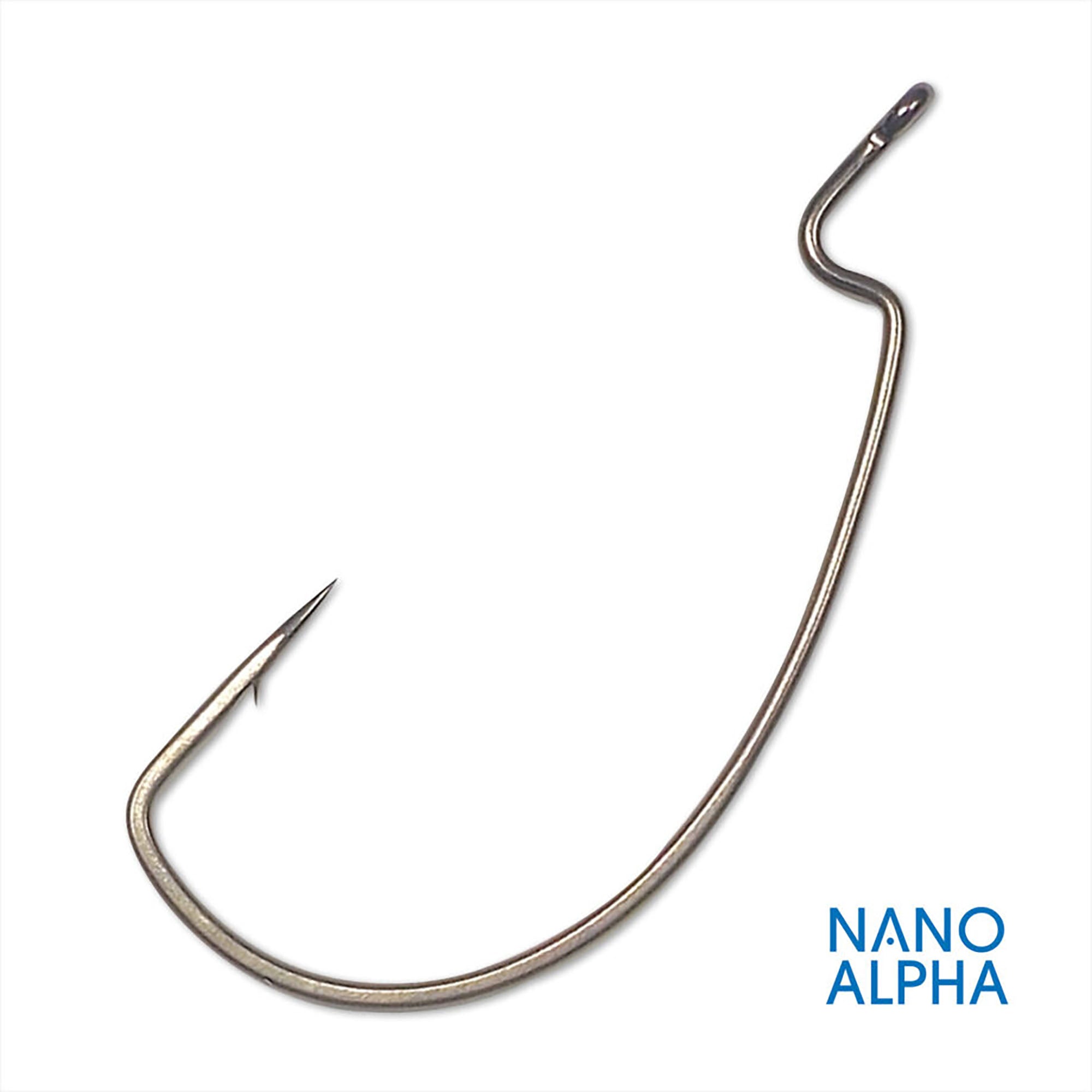 Gamakatsu Offset Shank EWG Nano Alpha Worm Hooks — Discount Tackle