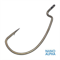 Gamakatsu Offset Shank Superline EWG Nano Alpha Worm Hooks