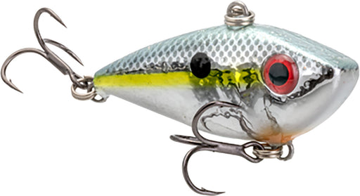 Strike King Red Eyed Bitsy Shad - 1.5 Inch - Chrome Sexy Shad