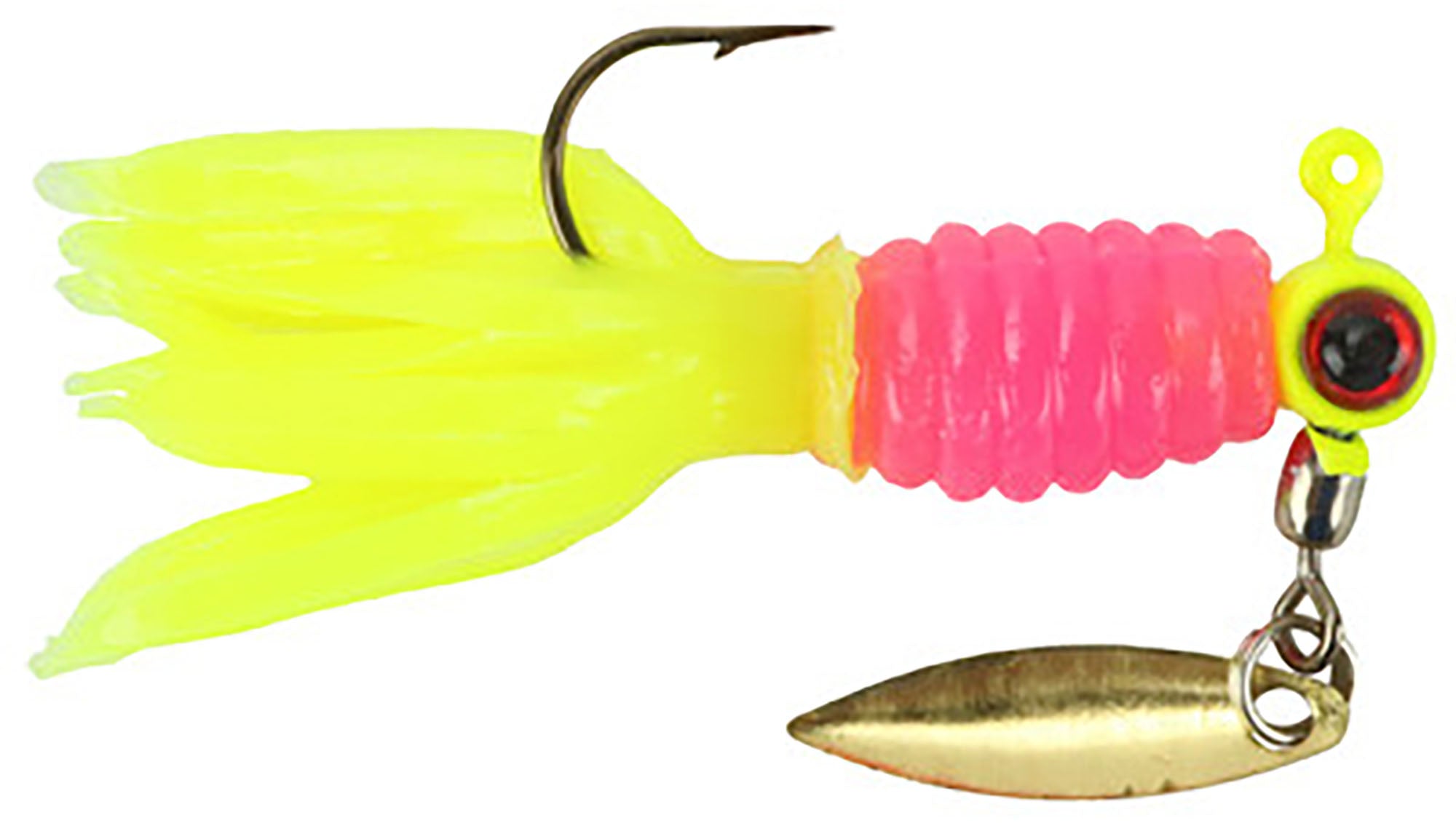 Mr. Crappie Sausage Head Spins Pre-Rigged Crappie Thunder Monkey Shine / 1/8 oz