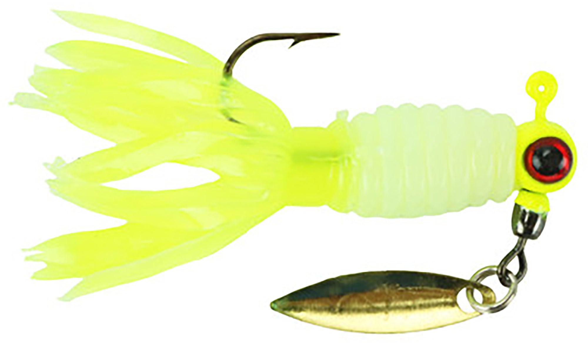 bullet weights mr crappie add a hook Mr. Crappie Sausage Head Spins Pre-Rigged Crappie Thunder Monkey Shine / 1/8 oz