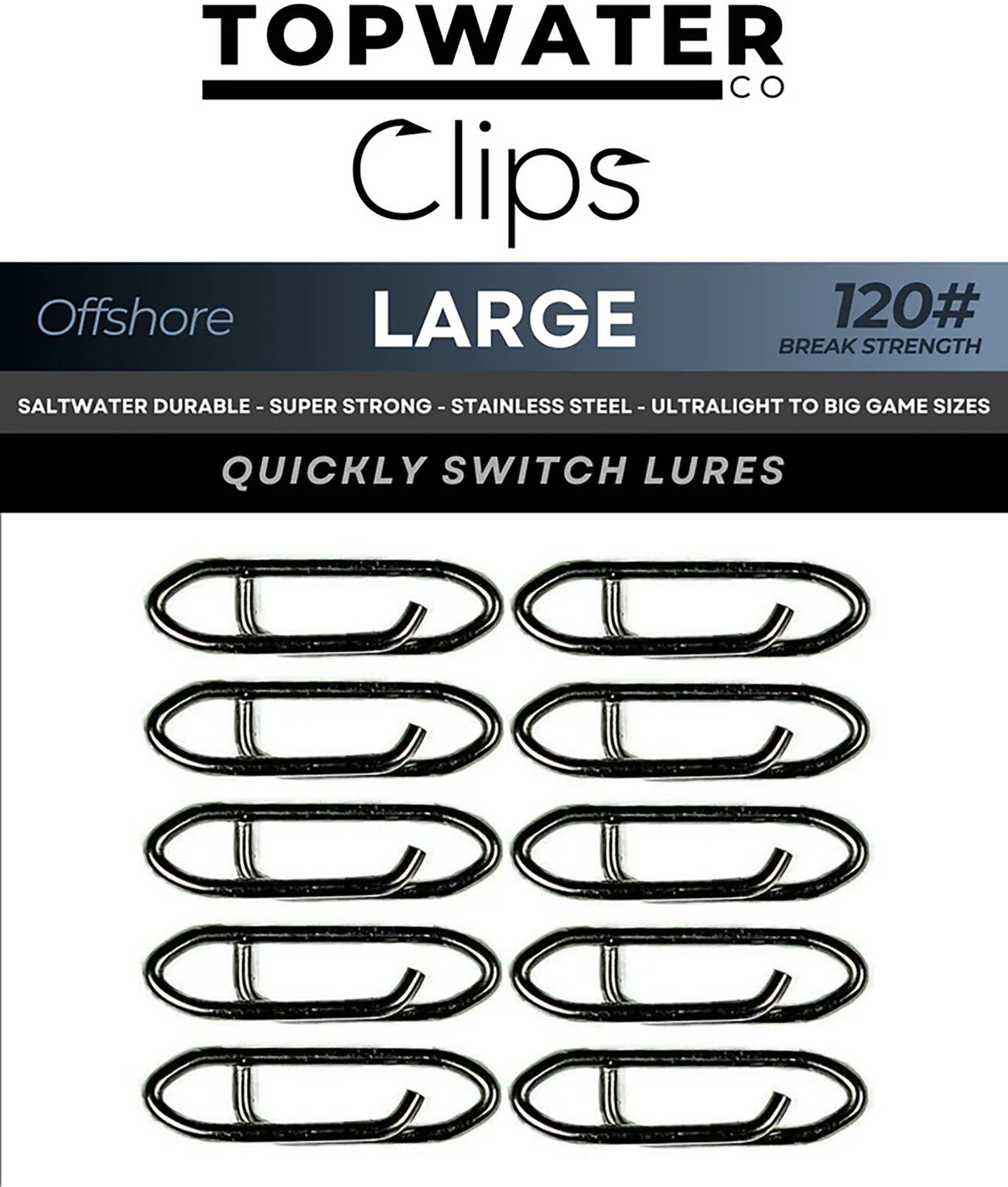 Topwater Co Speed Clips — Discount Tackle