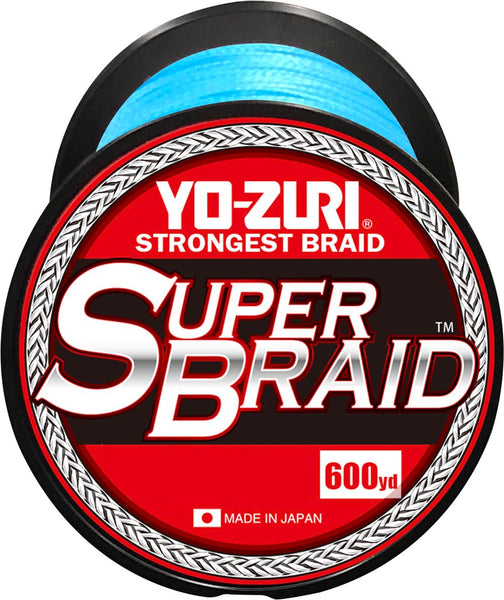 Yo-Zuri SuperBraid Blue - 600 Yard Spool — Discount Tackle
