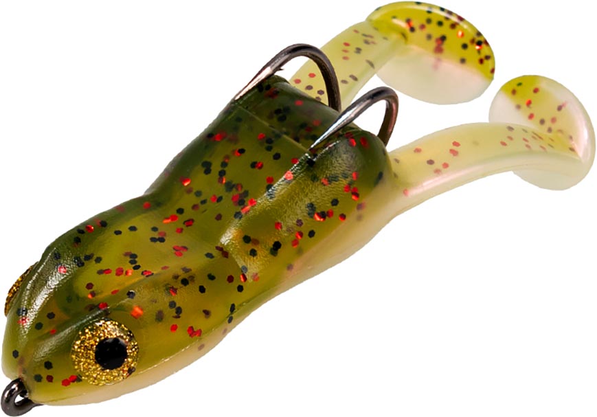 Frog Factory Ribbit Top Toad Pre-Rigged Hollow Body Frog - 2 Pack