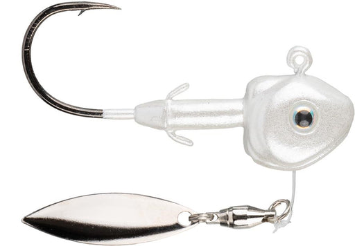 Strike King Tour Grade Flurospin Underspin Jighead - 2 Pack - Pearl